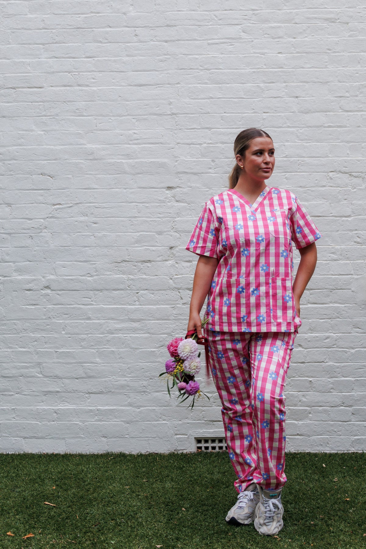Gingham Flowers